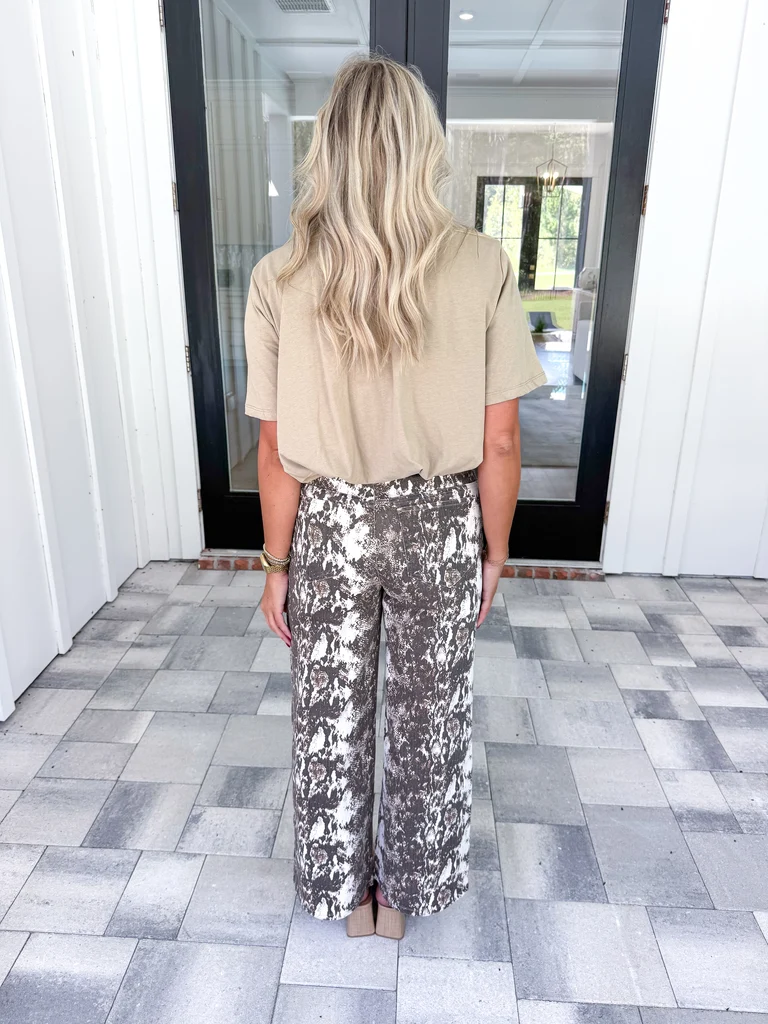 Snake Denim Pants alternate view